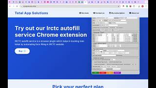 1. IRCTC Tatkal Ticket Book in 10 Seconds🔥 | Fastest Extension 2025 | #tatkal #irctc #booking