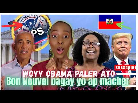 Bon Nouvel Pou Tout beneficier ki Tonbe nan kategori sa😳🇭🇹woy Obama kite yon Mesage🇭🇹Bill S 4814 la