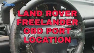 🚗🔧 OBD Diagnostic Port  Location - Land Rover Freelander