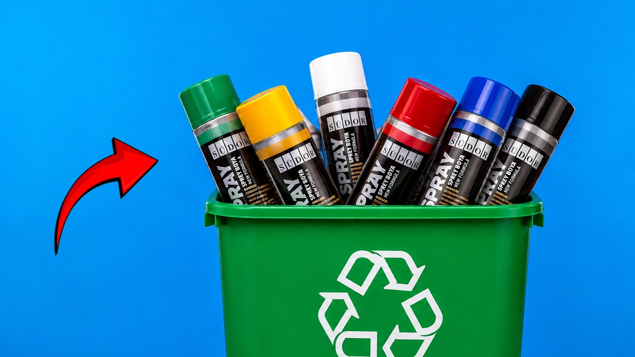 Never Throw Away Old Spray Paint Cans 😱! Turn Them Into a MILLION ...