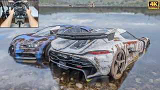 Rebuilding Koenigsegg Jesko & Bugatti Chiron | Forza Horizon 5 | Steering Wheel gameplay screenshot 5