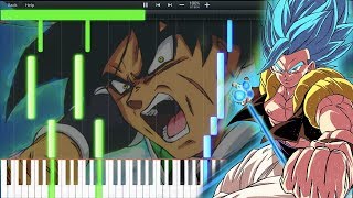 Broly VS Gogeta Theme - Dragonball Super Movie (Piano Tutorial) [Synthesia] chords