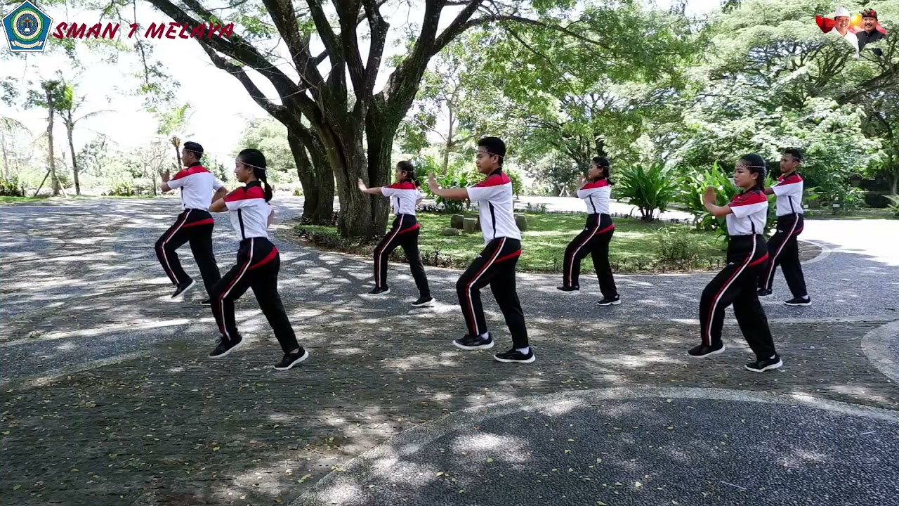 Senam Nangun Sat Kerthi Loka Bali SMA NEGERI 1 Melaya