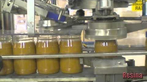 Peanut Butter Capping with Resina NRS-51 capper (RS-51, S-51) Cap Machine