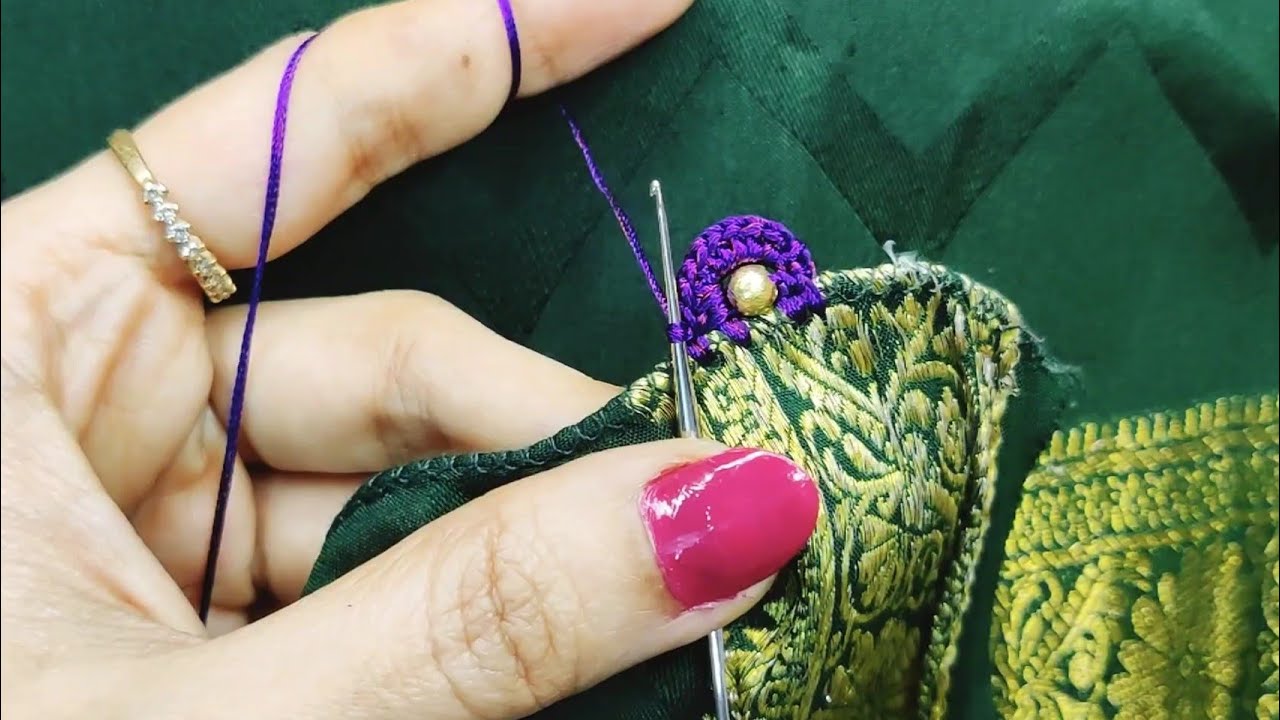 border saree kuchu #kroshakuchu #sareekuchu # border design  // Nandana Creations //