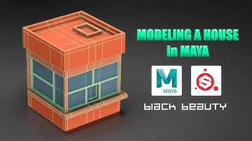 Modeling a low-poly house in Maya | Part 2