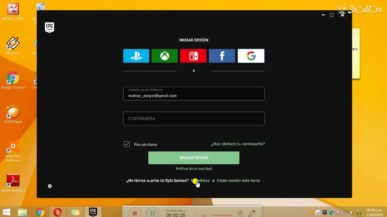 como crear una cuenta de FORTNITE en PC YouTube