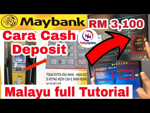 Video: Cara Membuka Dan Mengisi Deposit Melalui ATM