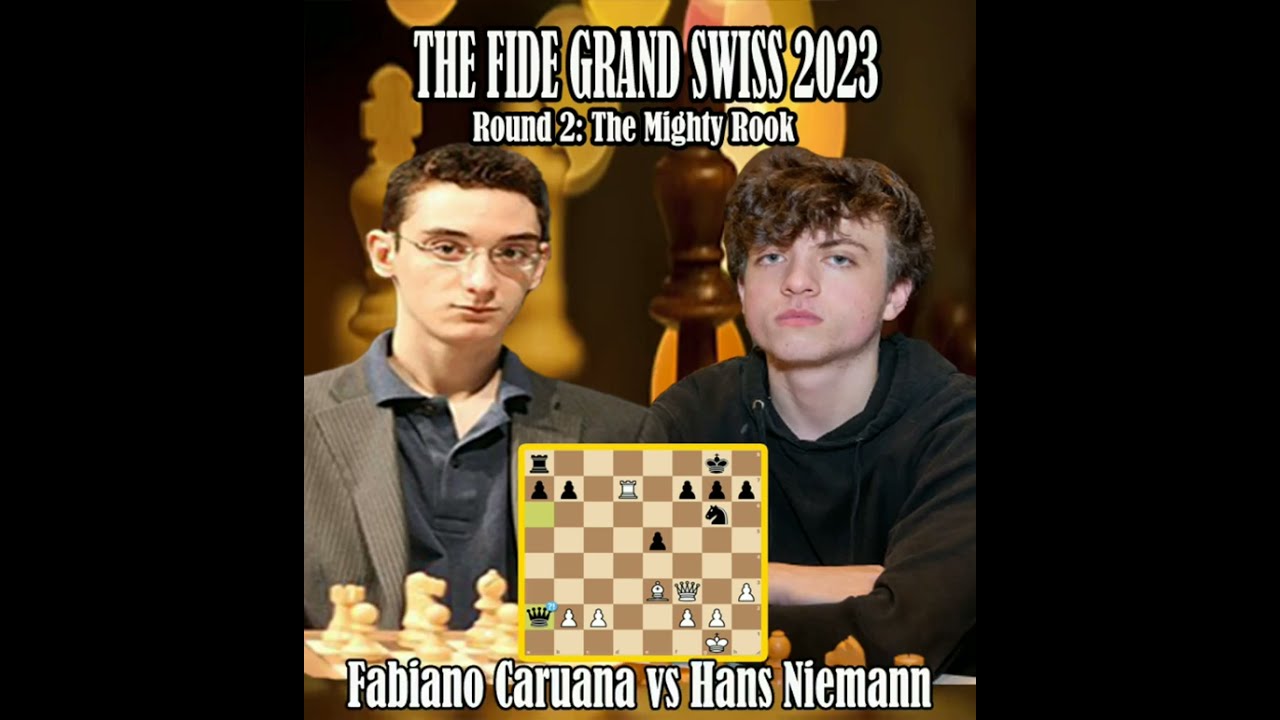 The Mighty Rook // Fabiano Caruana vs Hans Niemann, The FIDE Grand Prix  2023 