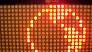 32x16 Serial LED Matrix - Demo #2: text \ graphic \ spectrum analyzer
