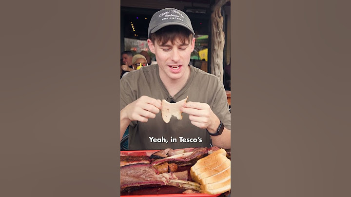 Surprise meat at a Texas BBQ!