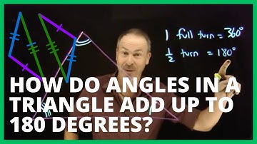 How Do Angles In A Triangle Add Up to 180 Degrees?