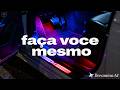 Instalação dos led no assoalho do carro