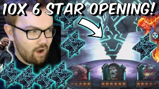 THIS DID NOT JUST HAPPEN!!!  10x 6 Star Crystal Opening  CEO FINISH?  Marvel Contest of Champions