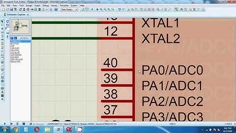 Sistem Mikroprosesor - ATMega 16 - Led dan PB 1