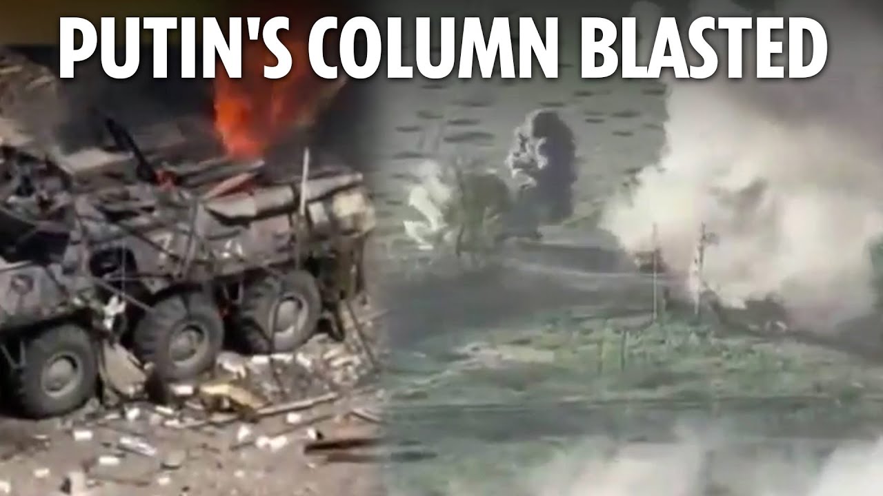 Dramatic footage shows Russian tanks ANNIHILATED by Ukrainian forces ...