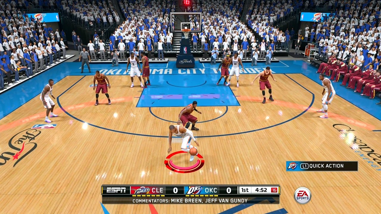 live basketball video game