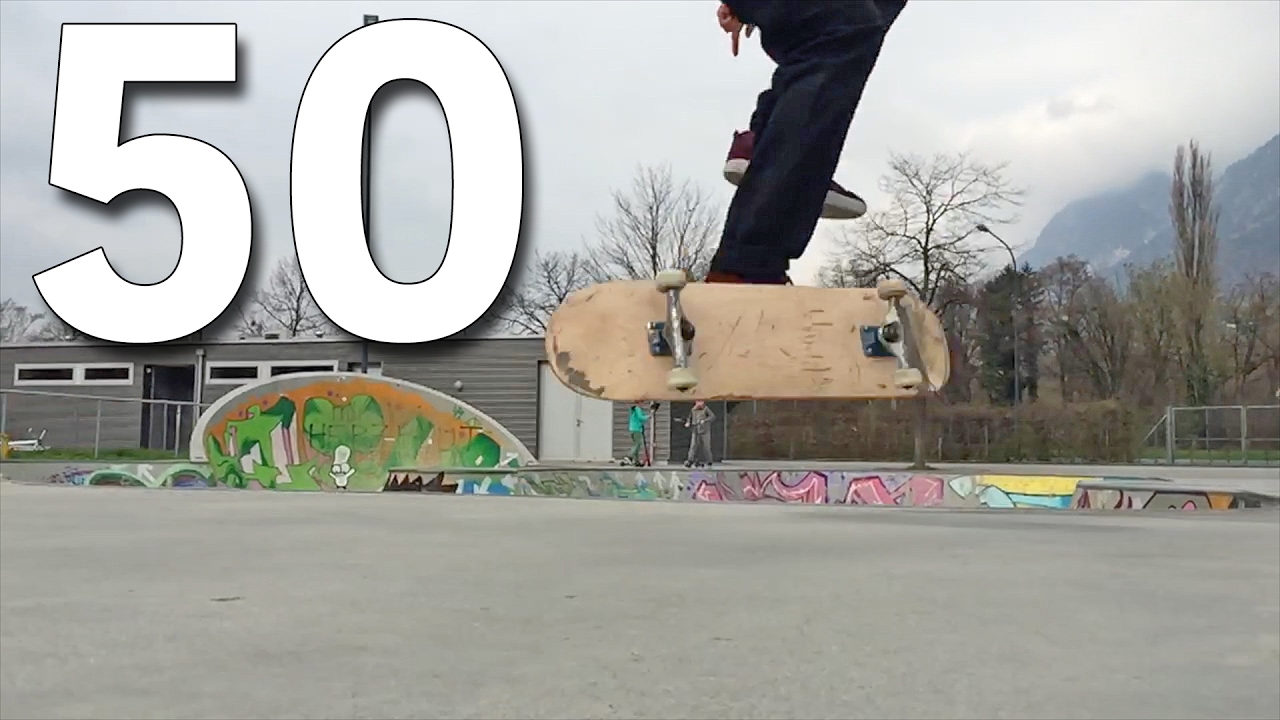 50 INSANE FLATGROUND TRICKS - YouTube