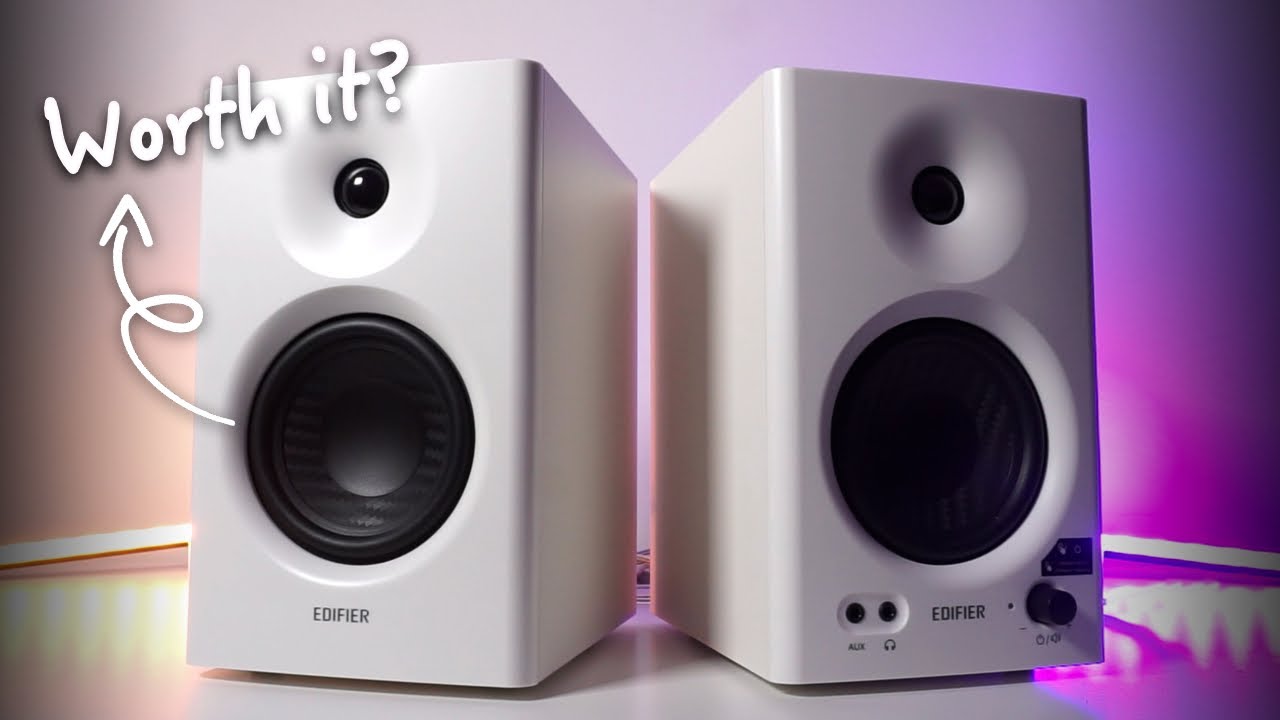 2.0 Edifier MR4 speakers white