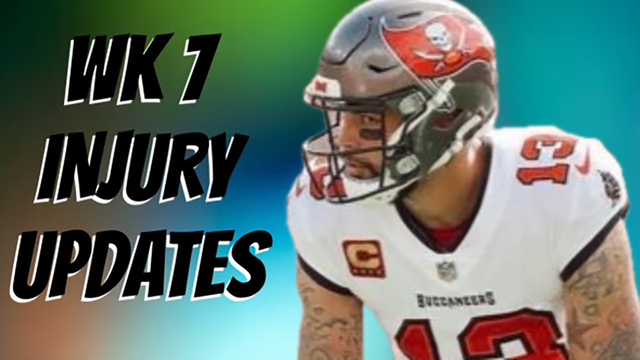 NFL Injury Update Week 7: Mike Evans, Cooper Kupp, Aaron Jones | Fantasy Football 2024 | Start/Sit