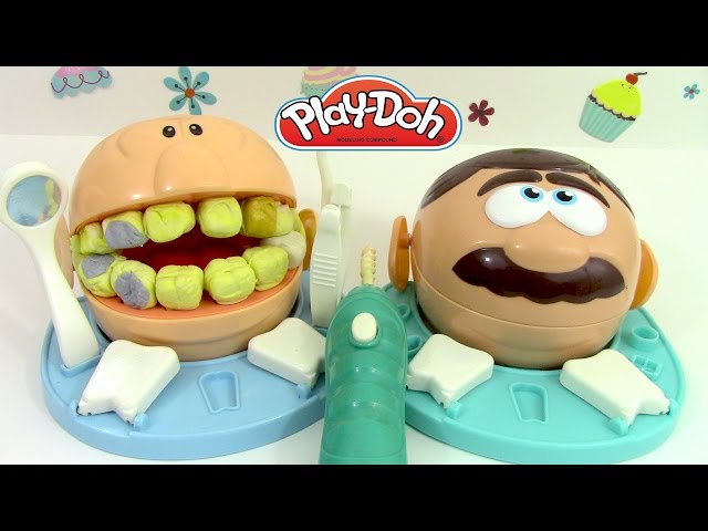 Enfants Petit dentiste Jeu de pâte Jouet Docteur Drill et remplissage Set  de jeu Jouet de pâte à modeler Set