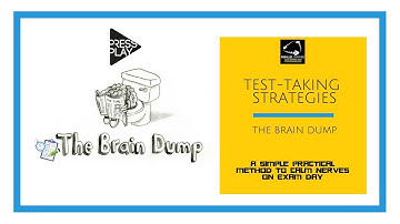 Test Taking Strategies: The Brain Dump