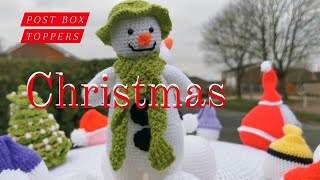 Post Box Toppers - Seasons Greetings - Who Is The Mystery Knitter ?