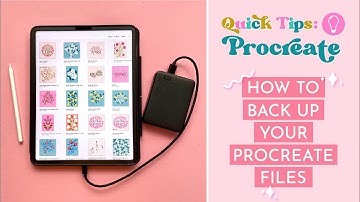 How to Back Up your Procreate Files to an External Hard Drive