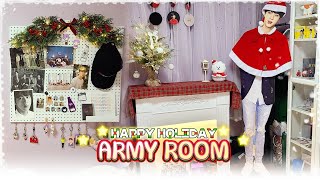 방탄소년단 크리스마스 아미룸 투어 BTS Christmas ARMY room tour