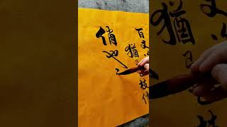 待到山花烂漫时，她在丛中笑#写字是一种生活 #传统文化 #手写 #原创 #练字