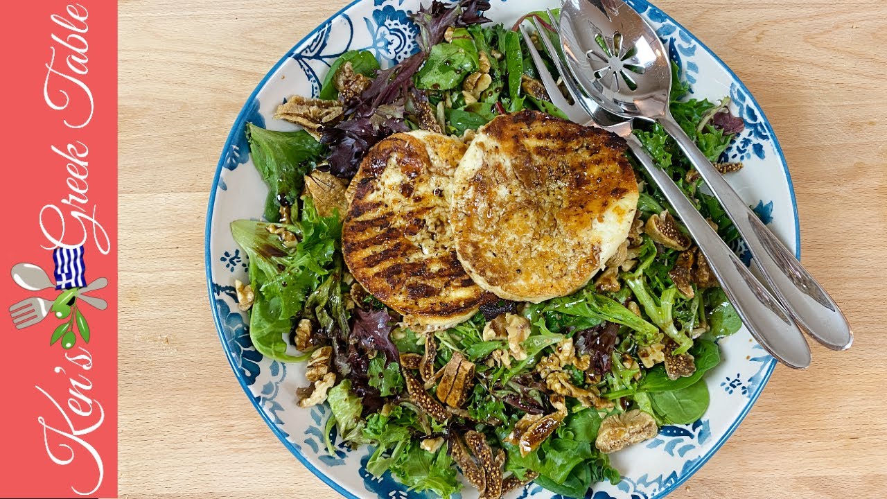 Grilled Halloumi & Fig Salad