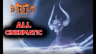 Diablo 2 Resurrected ALL Cinematics Acts I - Acts V