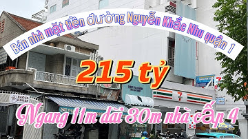 Bán nhà mặt tiền đường Nguyễn Khắc Nhu Quận 1 ngang 11m dài 30m giá 170 tỷ