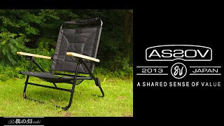 【CAMP GEAR】AS2OV RECLINING LOW ROVER CHAIR アッソブ ローバーチェア　 ｜  AS2OV  ローバーチェア  カーミットチェア デバイスワークス サンダンバラ