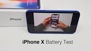 iPhone X | Battery test | giffgaff
