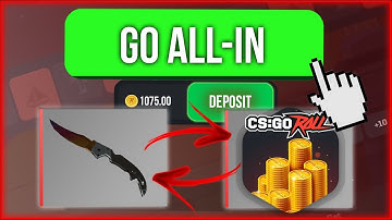 I DEPOSITED MY KNIFE ON CSGOROLL AND WENT ALL IN!