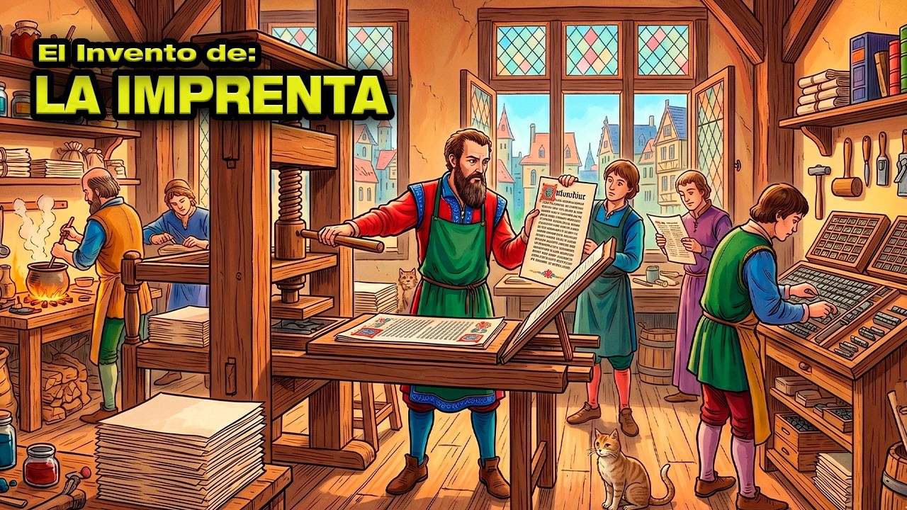 📜El Invento de LA IMPRENTA - Gutenberg y su traición