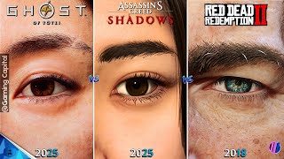 Ghost of Yotei vs AC Shadows vs RDR 2 - Graphics, Physics and Details Comparison | Gaming Capital