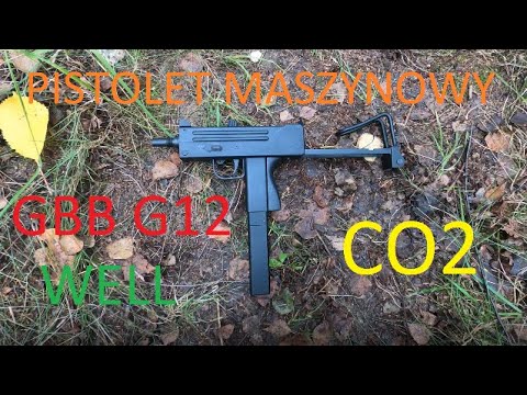 MAC11 Airsoft CO2 Submachine Gun, Well G12
