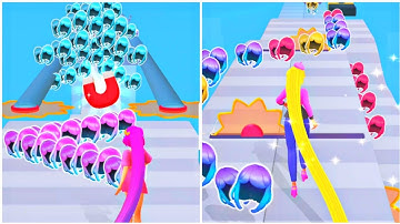 Hair Challenge Max Level 🌈⚡🎚️ Walkthrough Gameplay 🎮 Android Ios