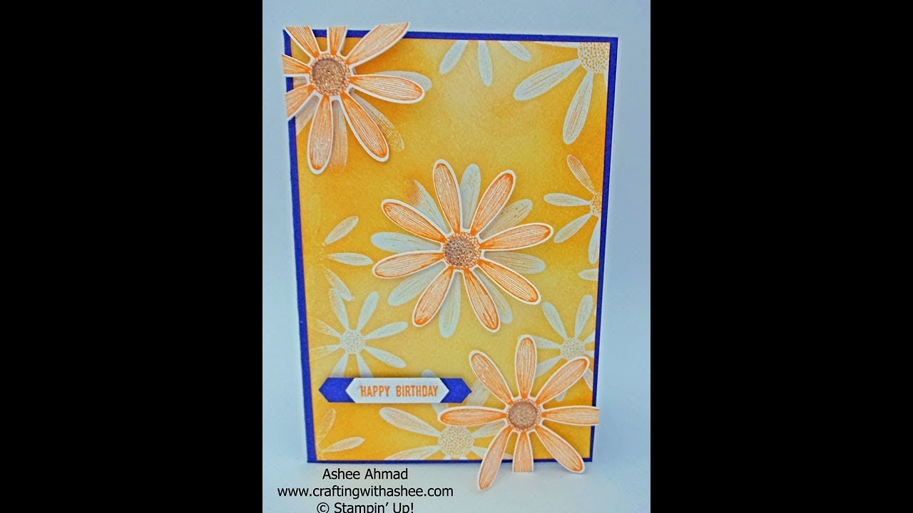 Daisy, Daisy Lane Embossed Resist YouTube