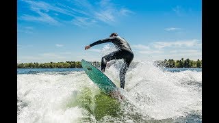 Wakesurfing in Wisconsin