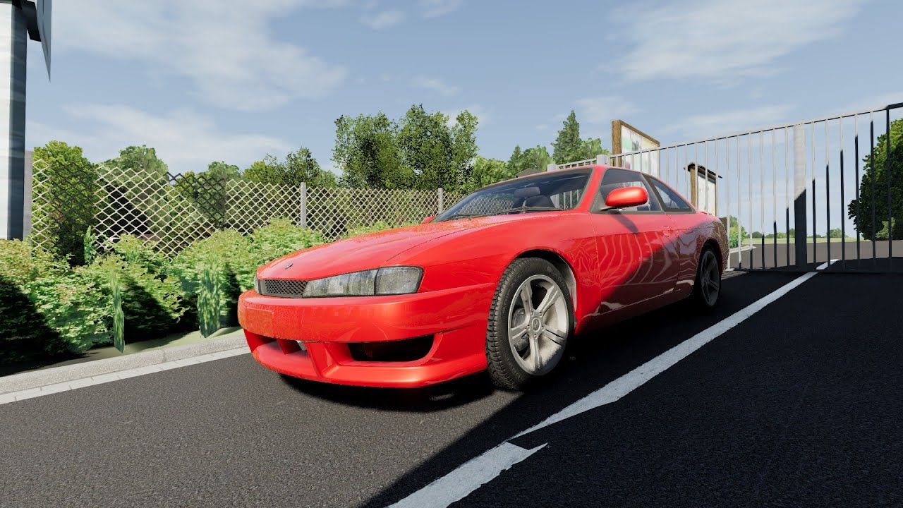 Nissan S14 on Nürburgring - BeamNG.drive Car Mod Review