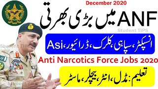 ANF Jobs 2020,Anti Narcotics Force Jobs 2020, Application form download