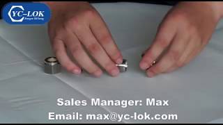 Double Ferrule Straight Union Fittings
