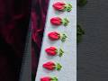 beautiful and cute little flower 💐 making trick #embroidery #handembroidery #tutorial #shorts #diy