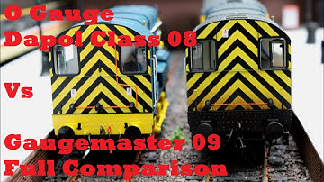 Dapol Class 08 & Gaugemaster 09 - comparison, decoder fitting, cost savings, & class history