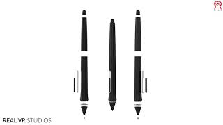 Wacom Stylus Exploded View Product 3D Rendering by Real VR Studios
