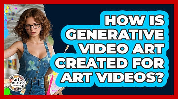 How Is Generative Video Art Created For Art Videos? - Art Across Cultures