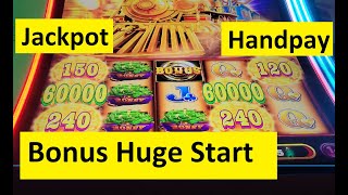 Jackpot Handpay!! First Time on the Railroad Riches Tycoon Slot! SegaSammy Game